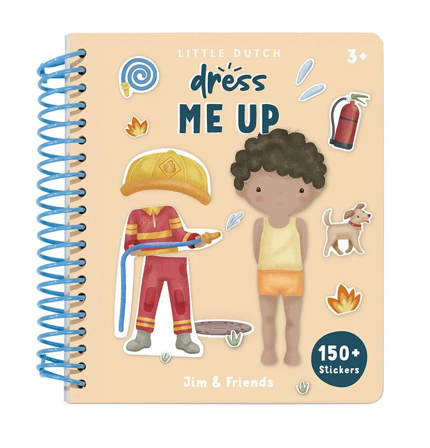 Little Dutch Tarrakirja Dress-up Book Jim ja ystävät