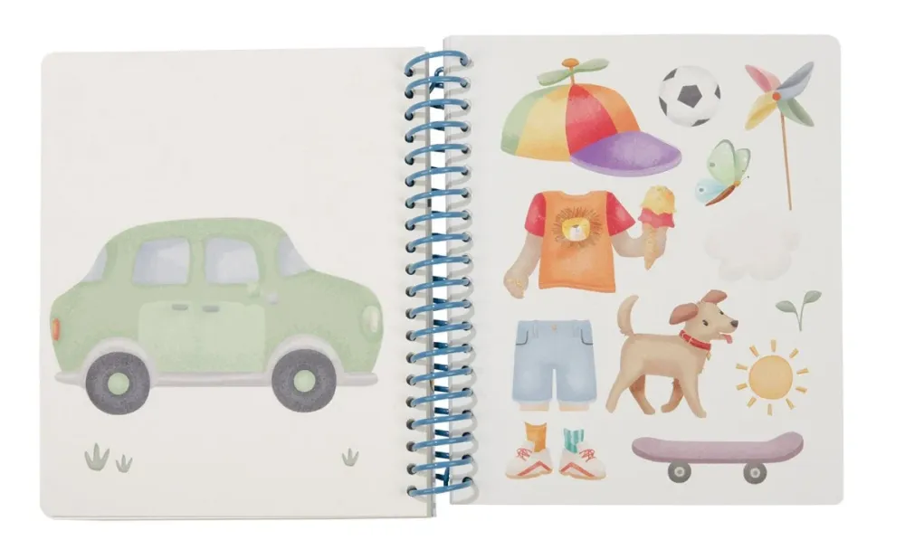 Little Dutch Tarrakirja Dress-up Book Jim ja ystävät