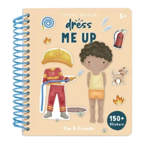 Little Dutch Tarrakirja Dress-up Book Jim ja ystävät
