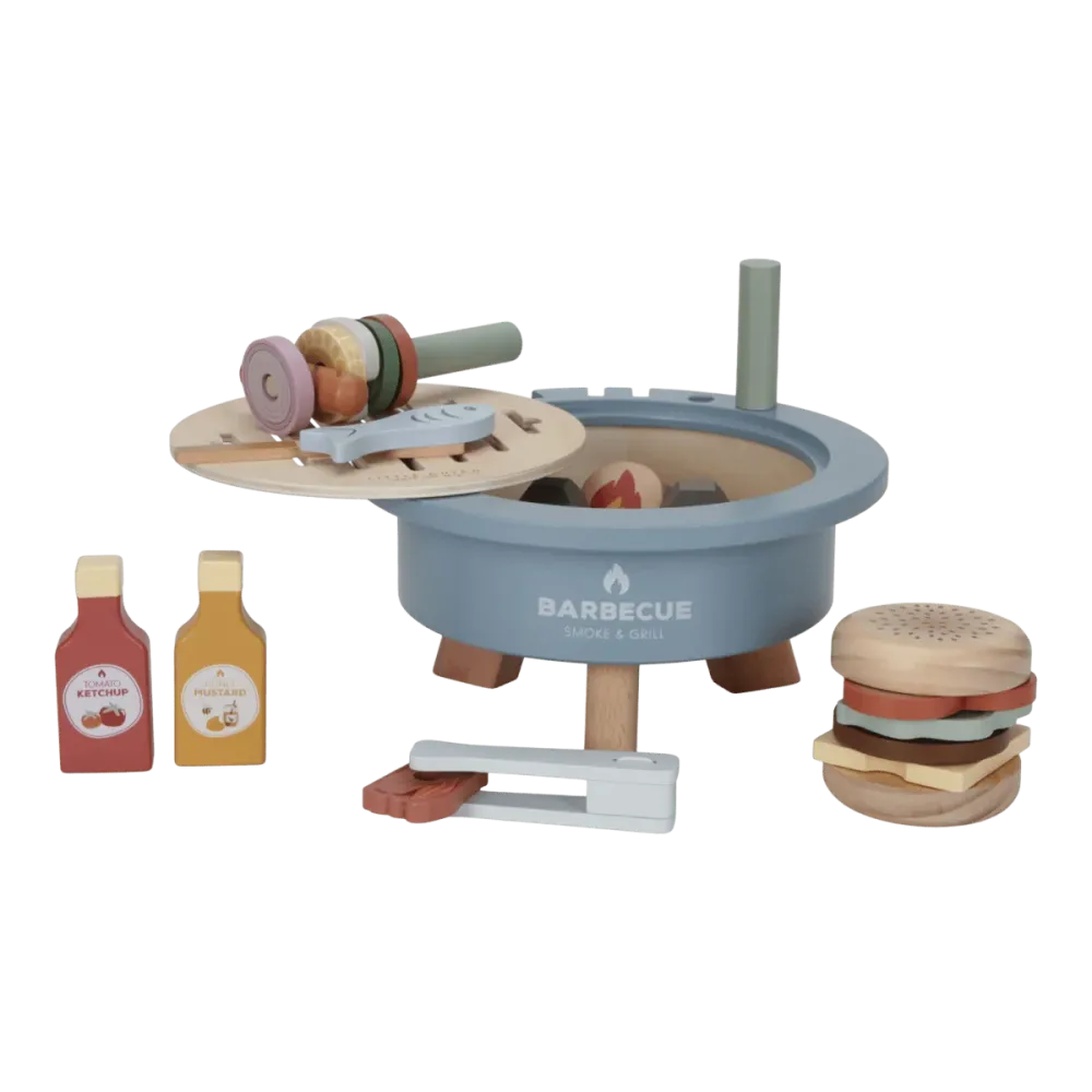 Little Dutch Toy Bbq Wood