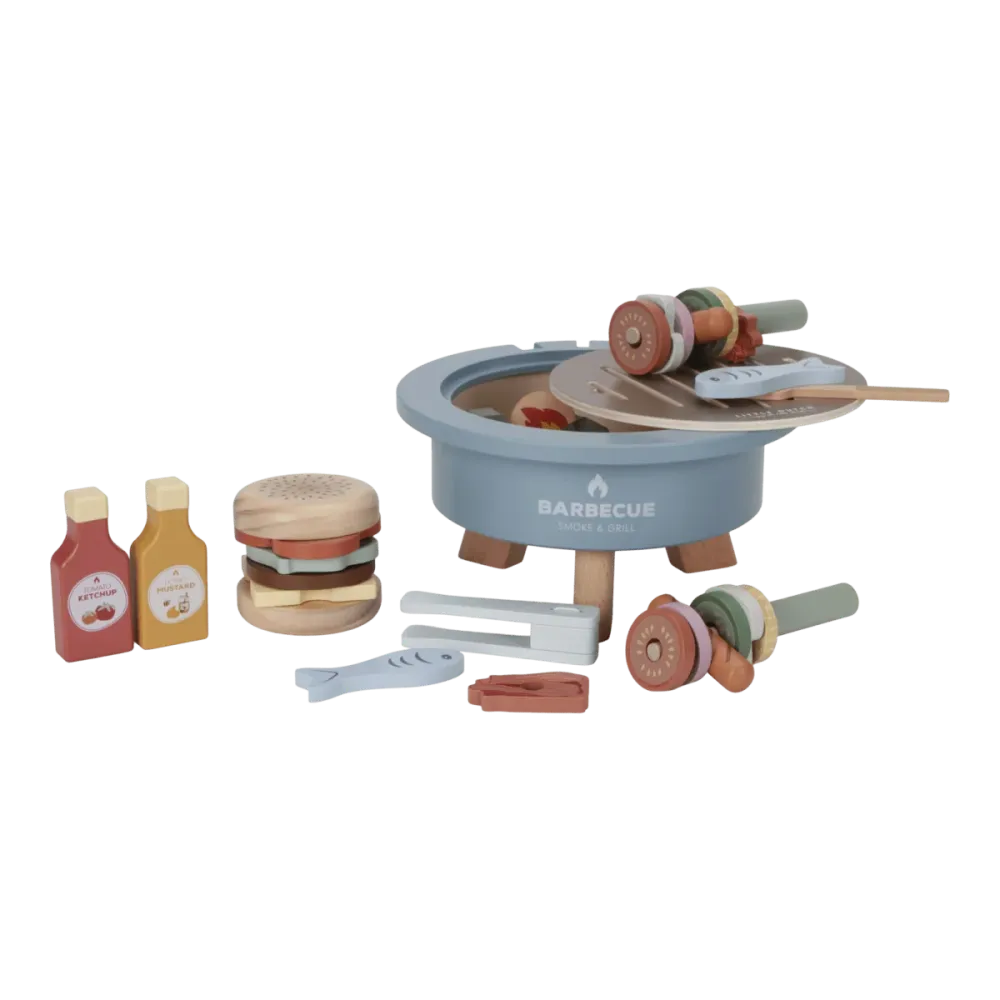 Little Dutch Toy Bbq Wood