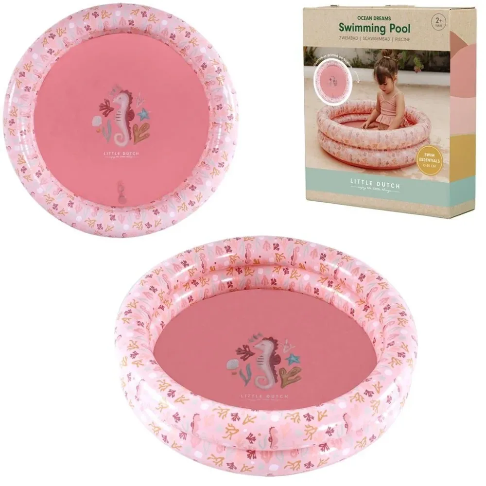 Little Dutch Uima-allas Ocean Dreams Pink 80cm