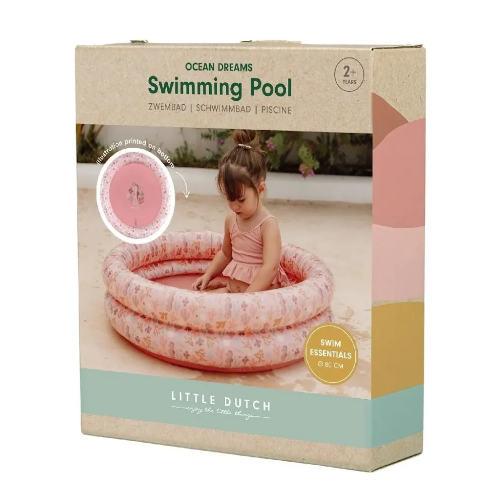 Little Dutch Uima-allas Ocean Dreams Pink 80cm