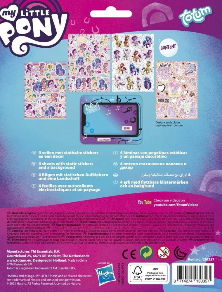 My Little Pony ikkuna tarroja
