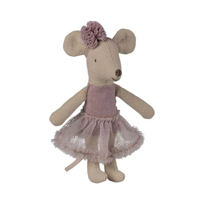 Maileg Ballerina Mus - Pikku sisko - Violetti