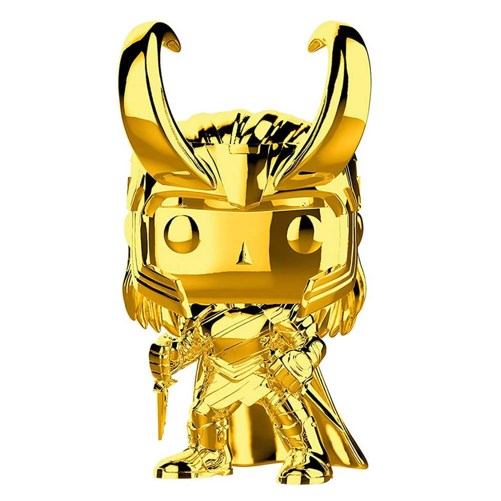 Marvel Studios 10th Anniversary Loki Gold Chrome Pop! Vinyl