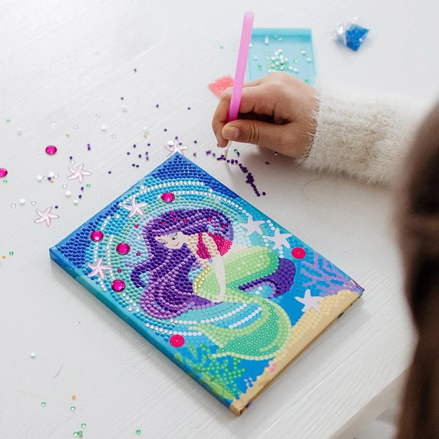 Merenneito Craft Kit Diamond Maalaus muistikirja