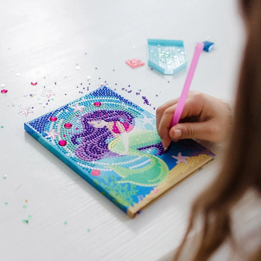 Merenneito Craft Kit Diamond Maalaus muistikirja