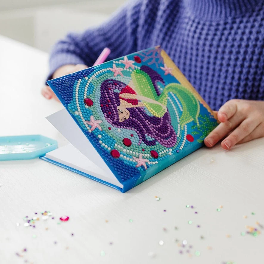 Merenneito Craft Kit Diamond Maalaus muistikirja