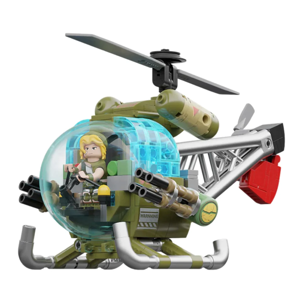 Metal Slug Helicopter Figure 344 Piece Kit