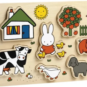 Miffy Puzzle maatilan pihalla