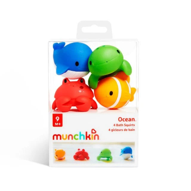 Munchkin Kylpyleluja Ocean Sea Spray Eläimet 4kpl