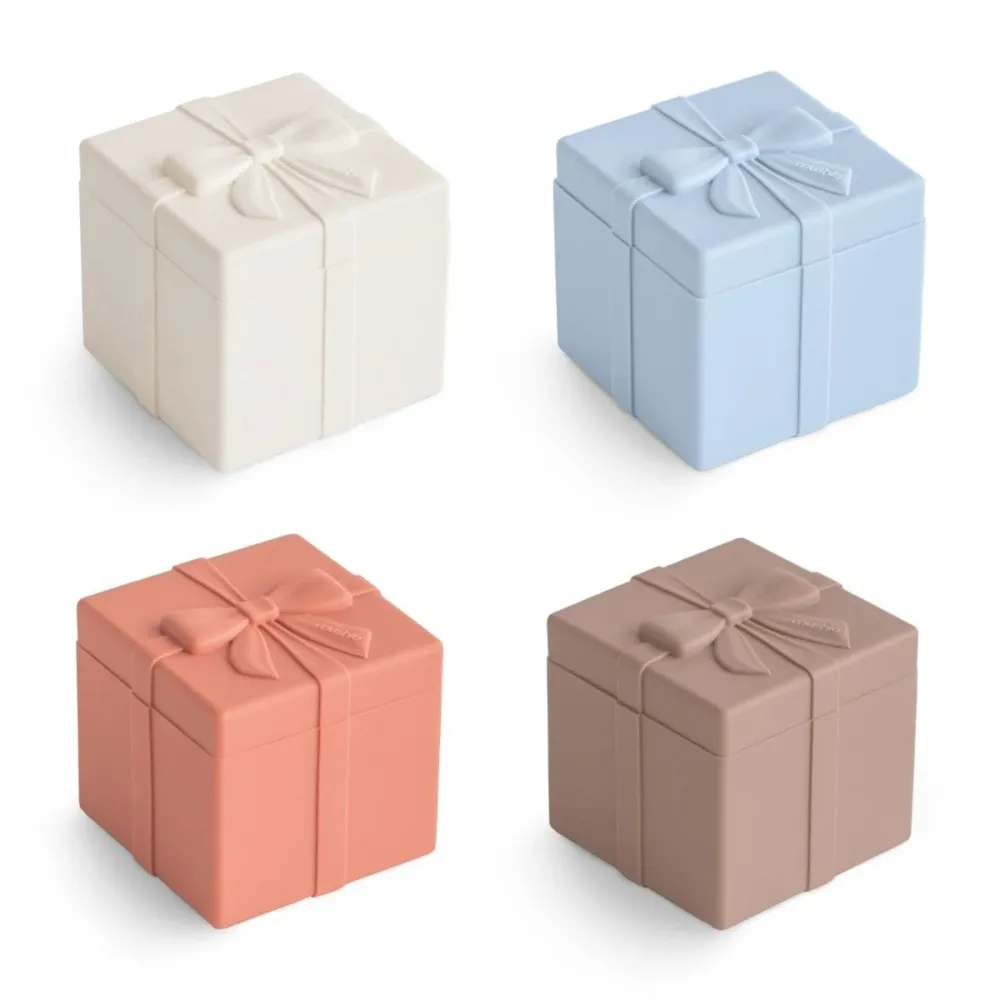Mushie Block Set Lahjat Värillinen 4kpl