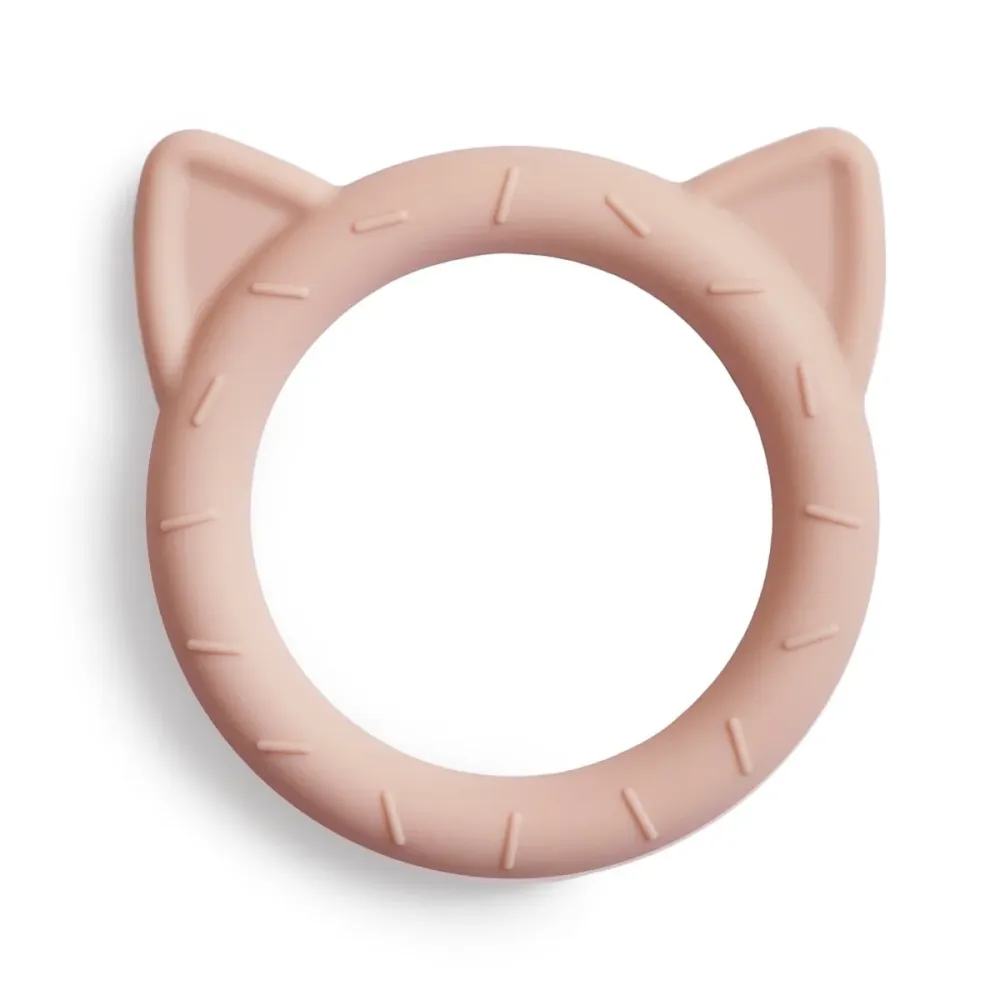 Mushie hammaslääkerengas Cat Blush