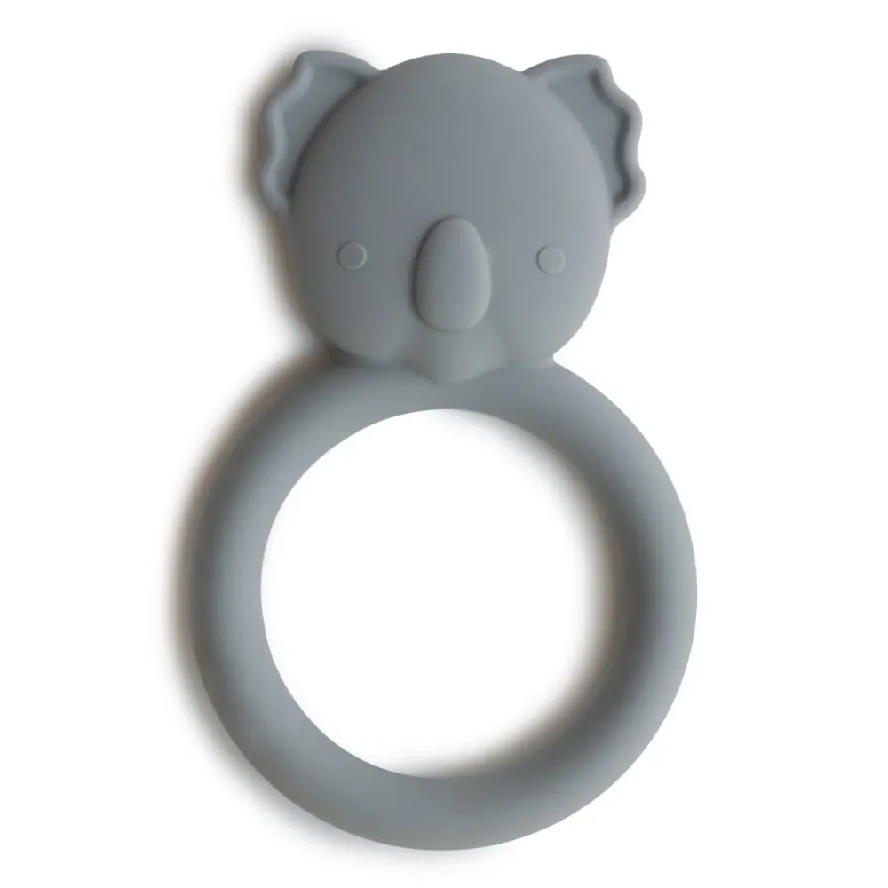 Mushie hammaslääkerengas Koala Grey