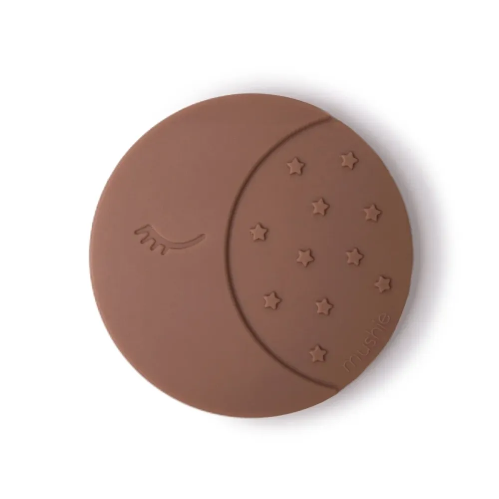 Mushie hammaslääkerengas Moon Cloudy Mauve