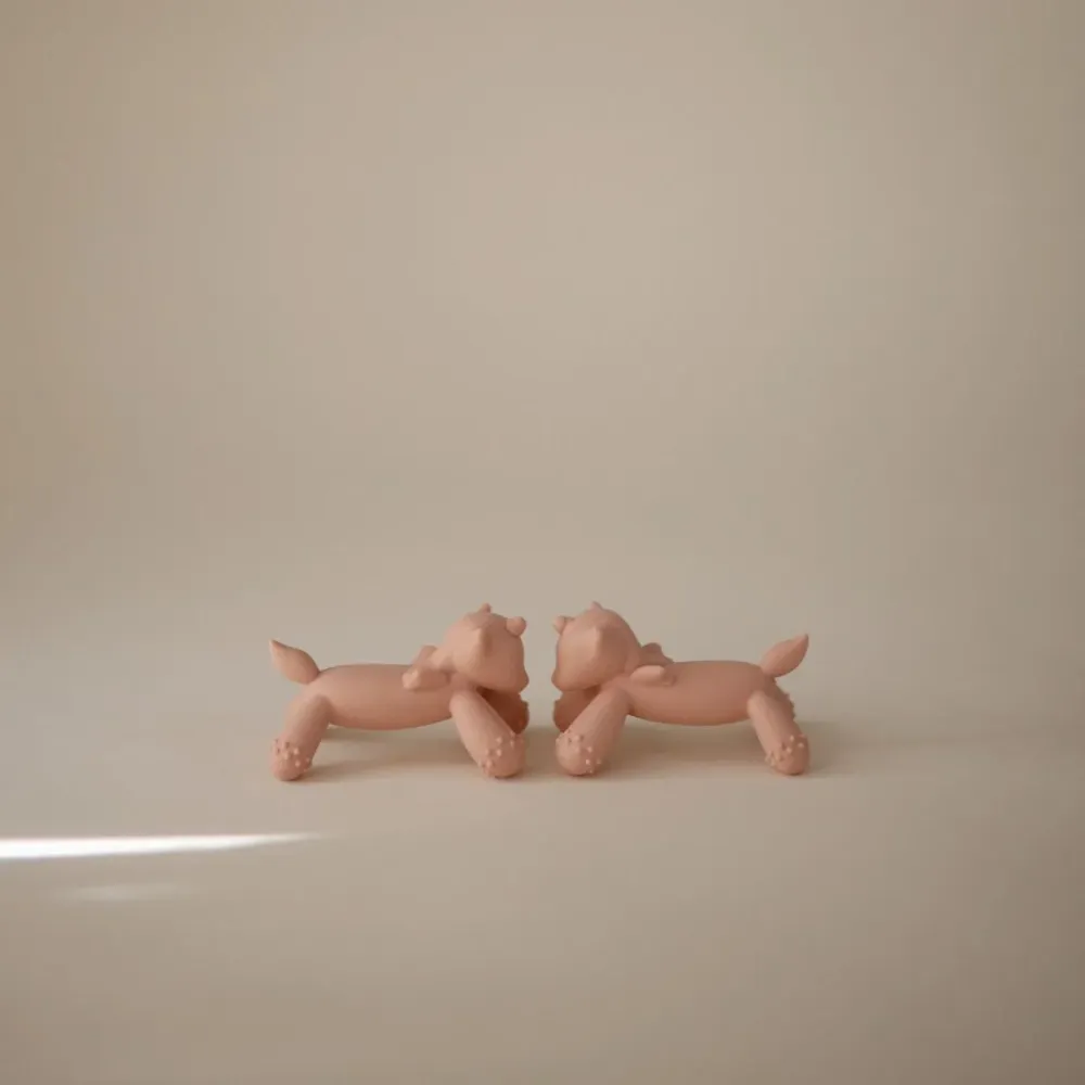 Mushie hammaslääkerengas vaaleanpunainen