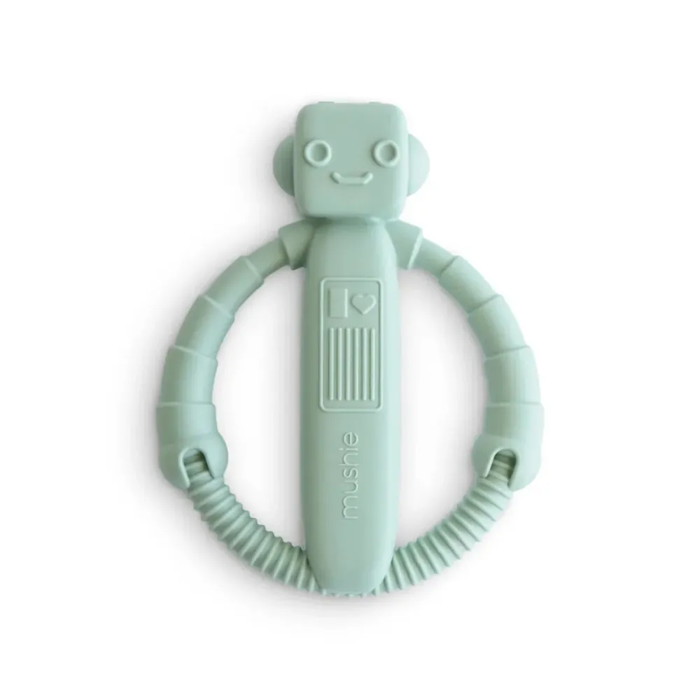 Mushie hammastava rengas Rattle Robot