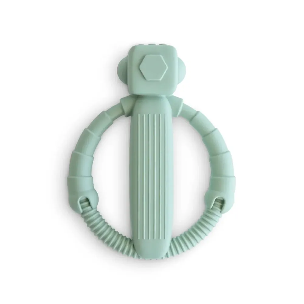 Mushie hammastava rengas Rattle Robot