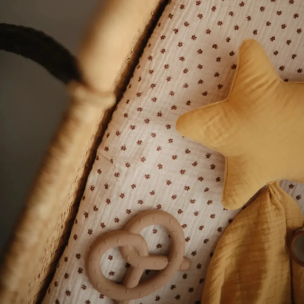 Mushie hammastava rengas rinkeli Luonnollinen