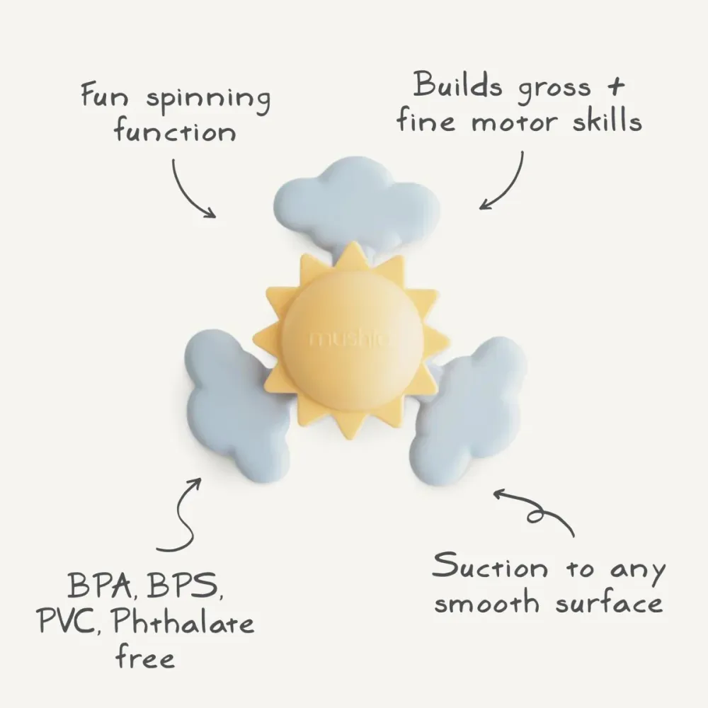 Mushie Kylpylelu Spinner Sunshine