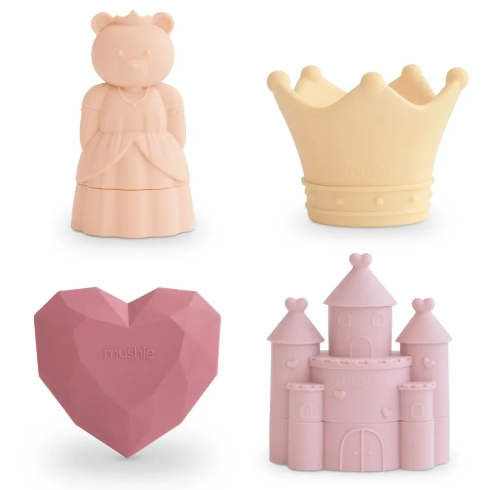 Mushie Kylpyleluja Prinsessa 4-pack Set