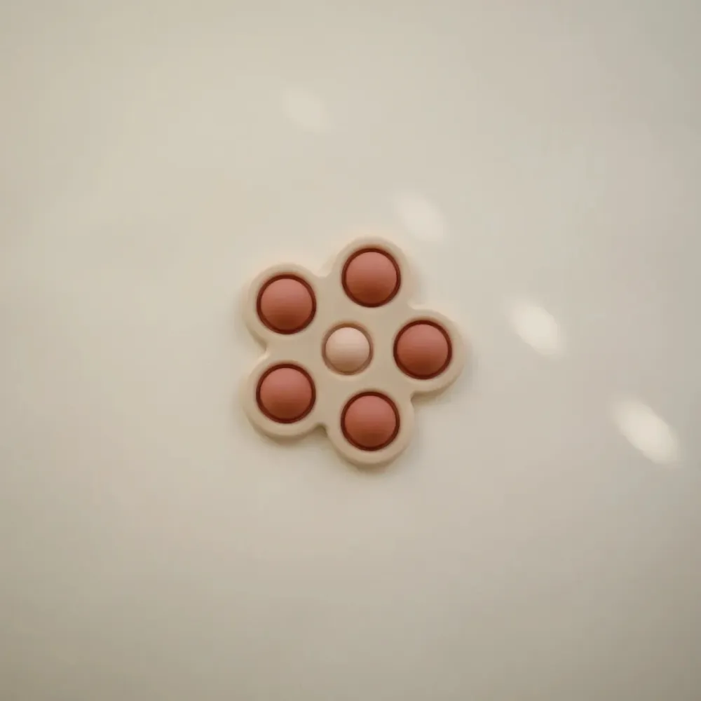 Mushie Opetuslelu Paine Kukka Ruusu/Blush/siirtyvä hiekka