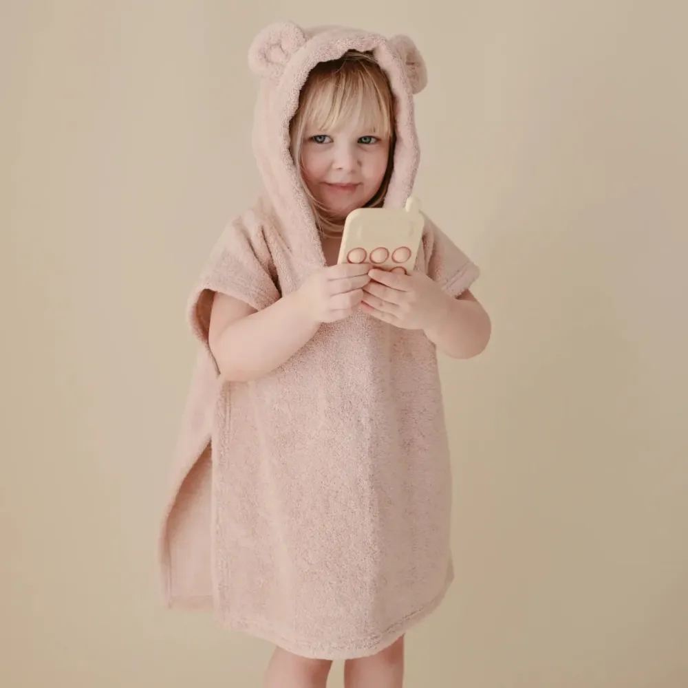 Mushie Opetuslelu painekäyttöinen puhelin Blush