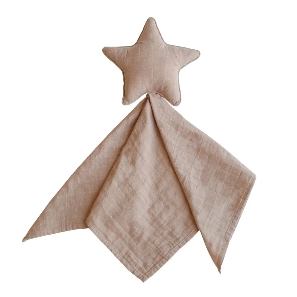 Mushie pehmolelu Lovey Star Luonnollinen