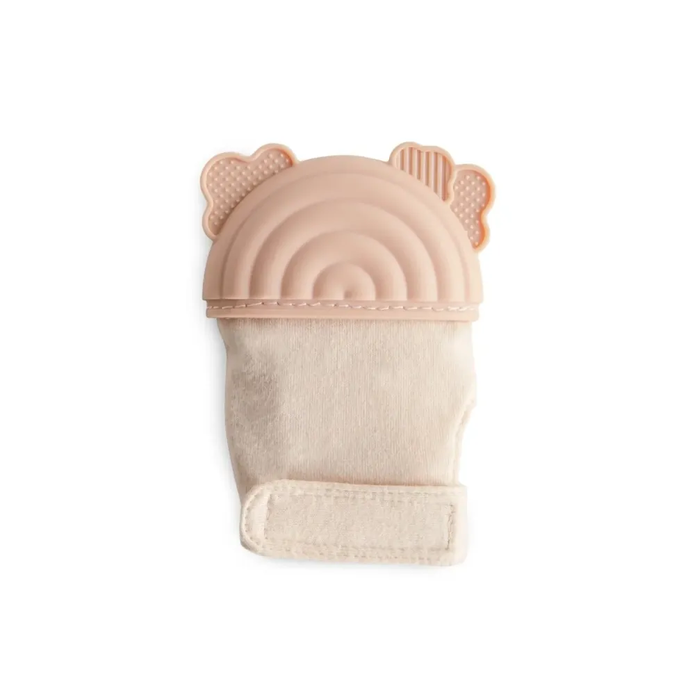 Mushie puremakäsine Rainbow Pink