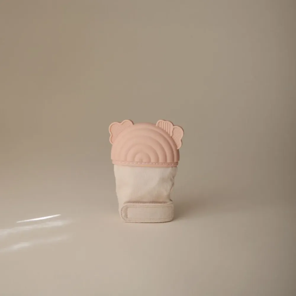 Mushie puremakäsine Rainbow Pink