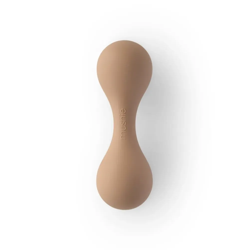 Mushie Rattle Luonnollinen