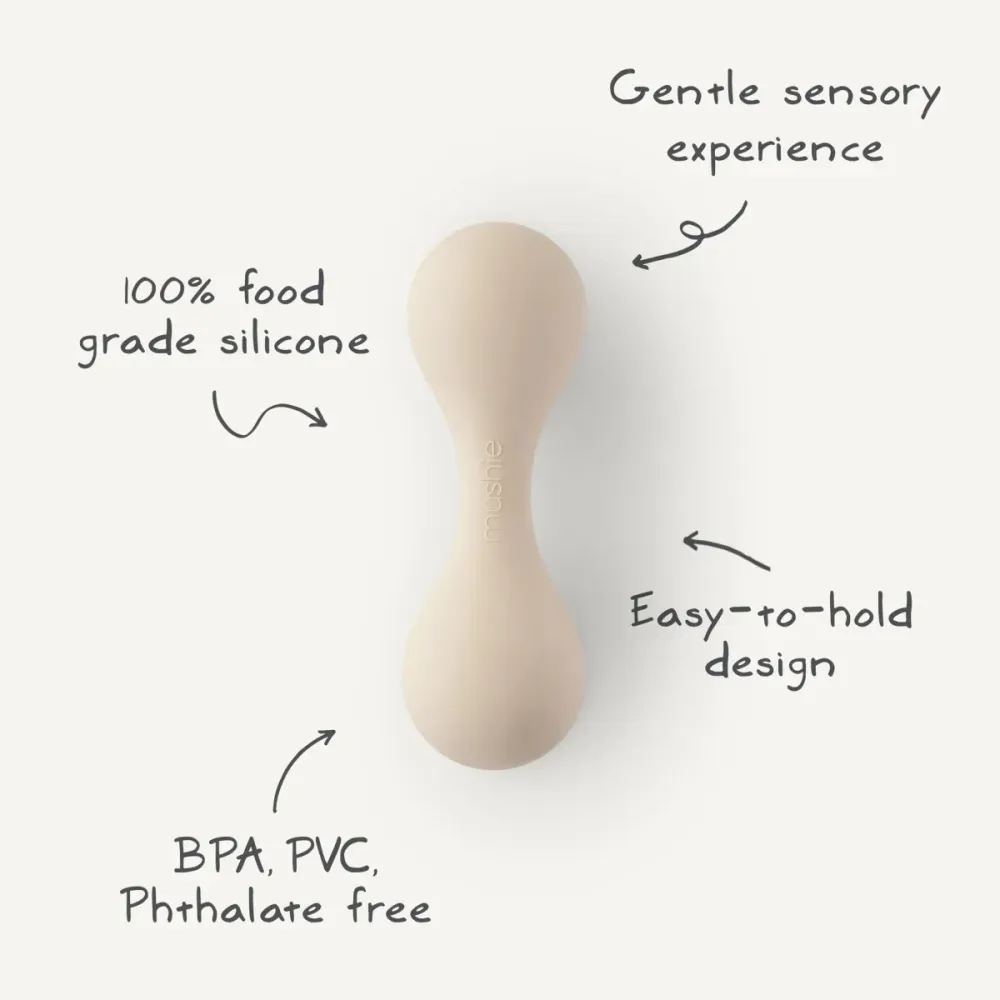 Mushie Rattle vaihtuvat hiekat