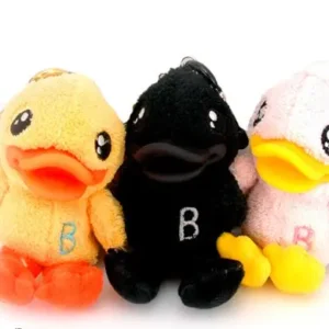 Musta pehmo Duck avaimenperä