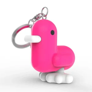 Neon Pink Duck avaimenperä