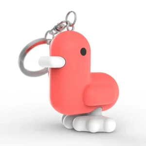 Neon Red Duck avaimenperä