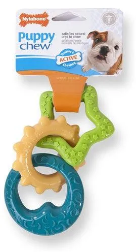 Nylabone Puppy -pururenkaat - hampaiden ja leukojen kehitykseen