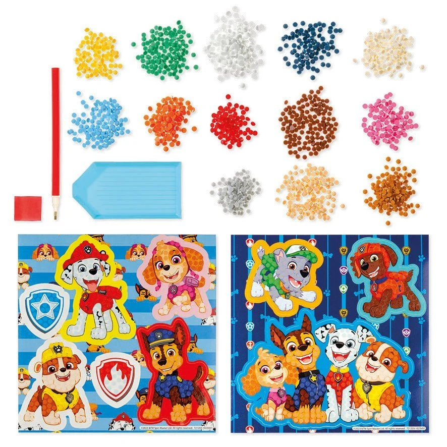 Paw Patrol käsityöpakkaus Värillinen timanttimaalaus