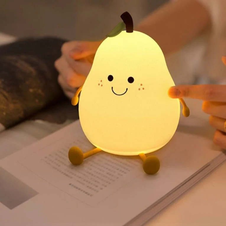 Pear Light™ - Söpä päärynä-univalo - Lasten yövalo