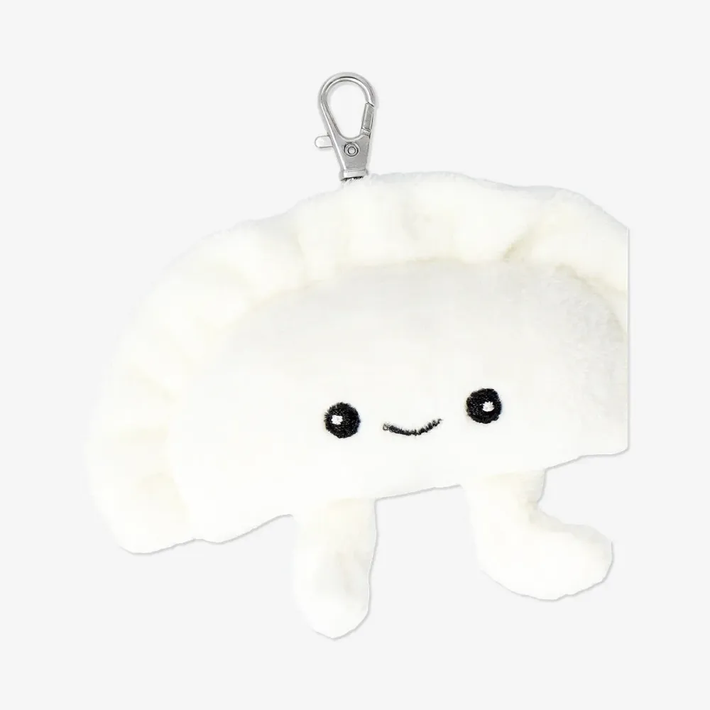 Pehmolelu - Dumpling avaimenperän kanssa