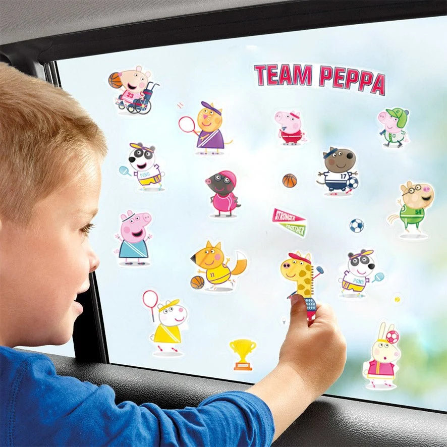 Peppa Pig Ikkunatarrat