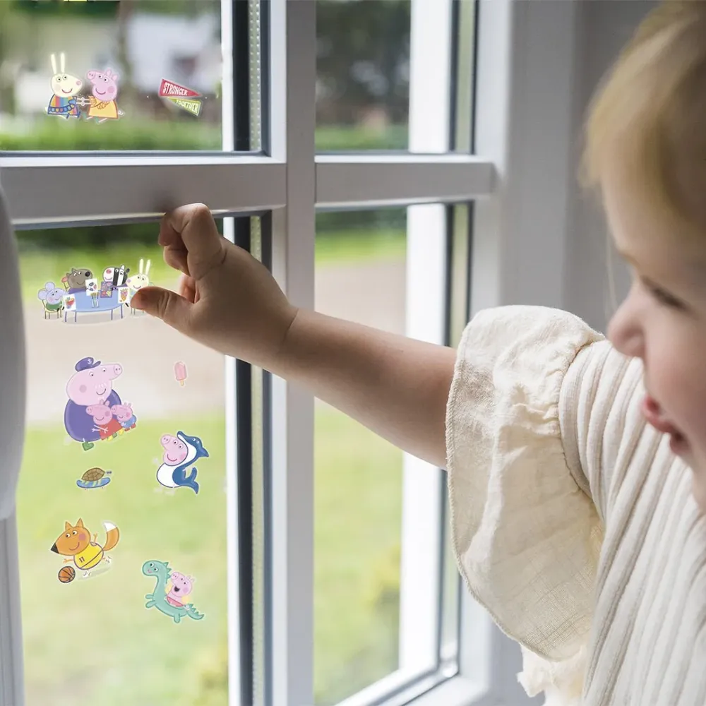 Peppa Pig Ikkunatarrat