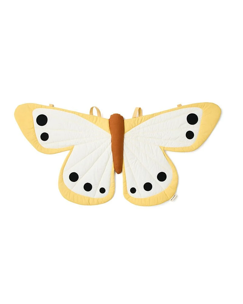 Perhonen maxi keltainen DRESS-UP