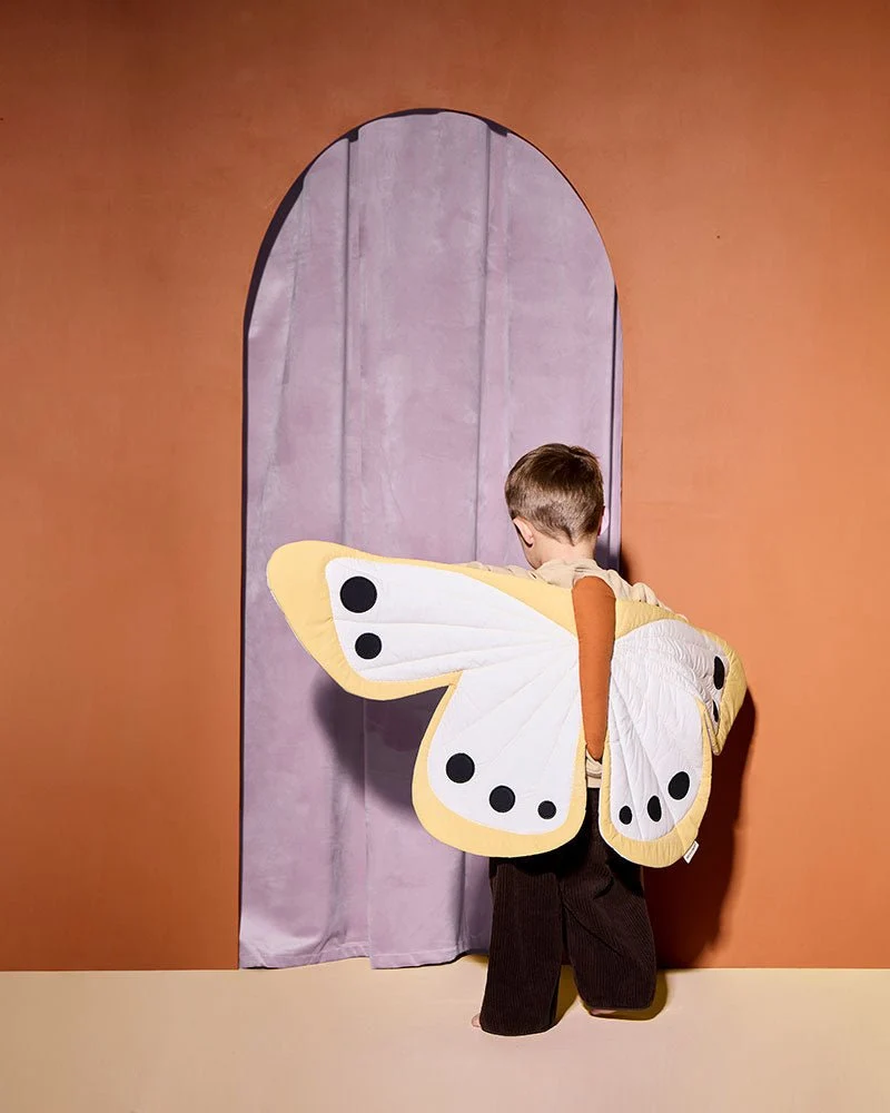 Perhonen maxi keltainen DRESS-UP