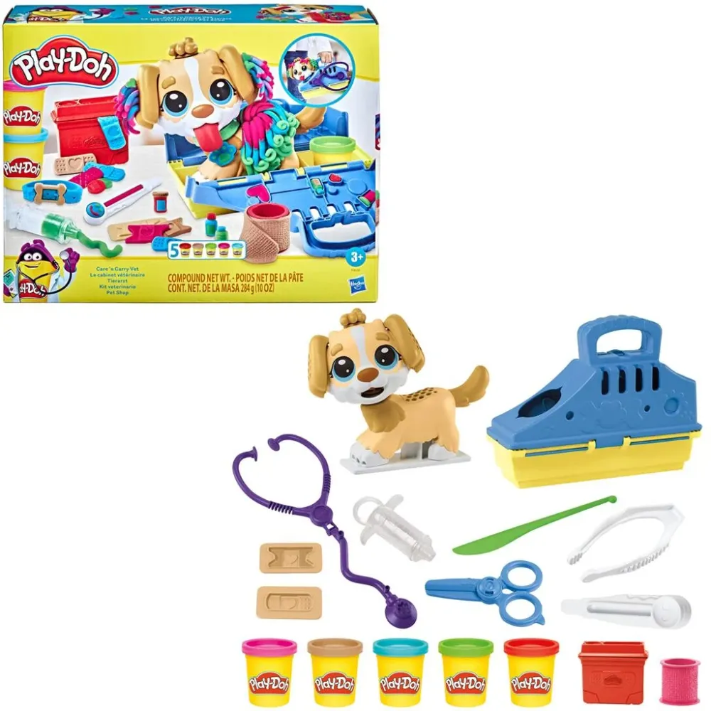 Play-Doh savi eläinlääkäri-setti