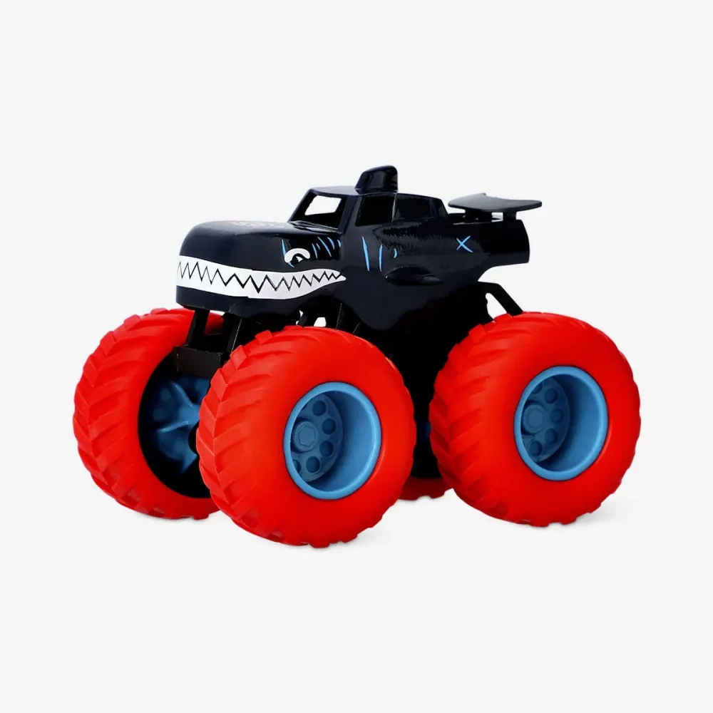 Punainen lelu monsteriauto
