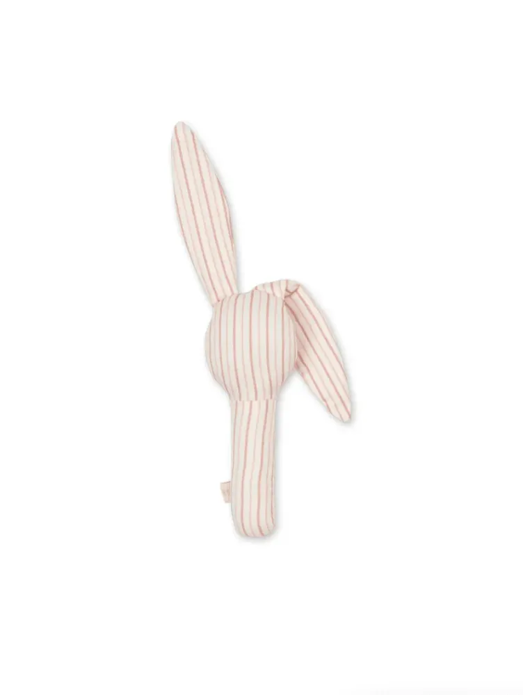 Rattle Rabbit Stripie Petite Rose Rabbit Rabbit Stripie Petite Rose