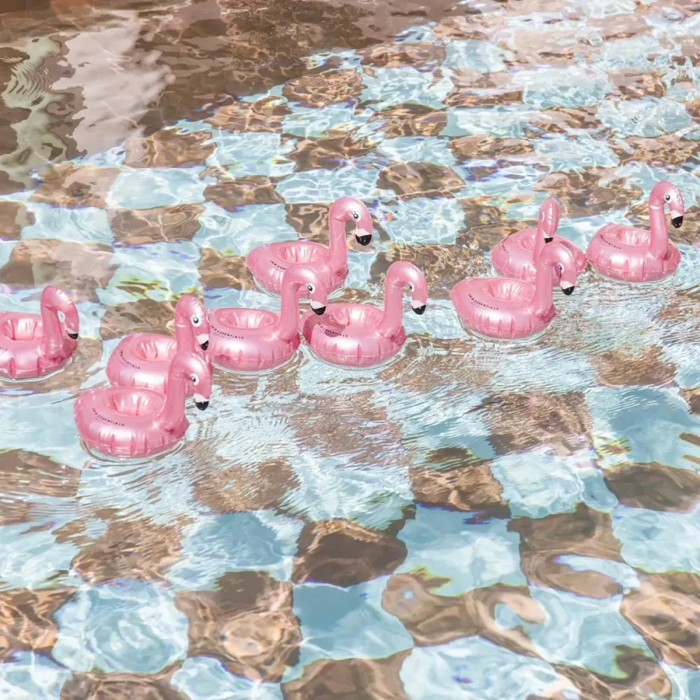 Rose Gold Flamingo kupinpidin