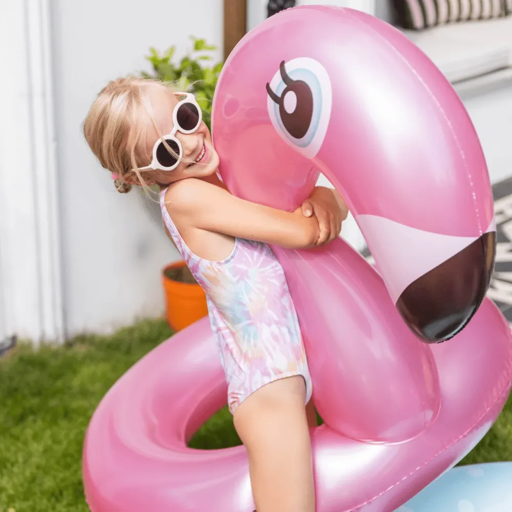 Rose Gold Flamingo Swim Band