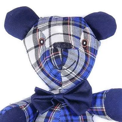 Ruusupuu Blueberry Bear Checked Blue – Täydellinen halikaveri koirallesi